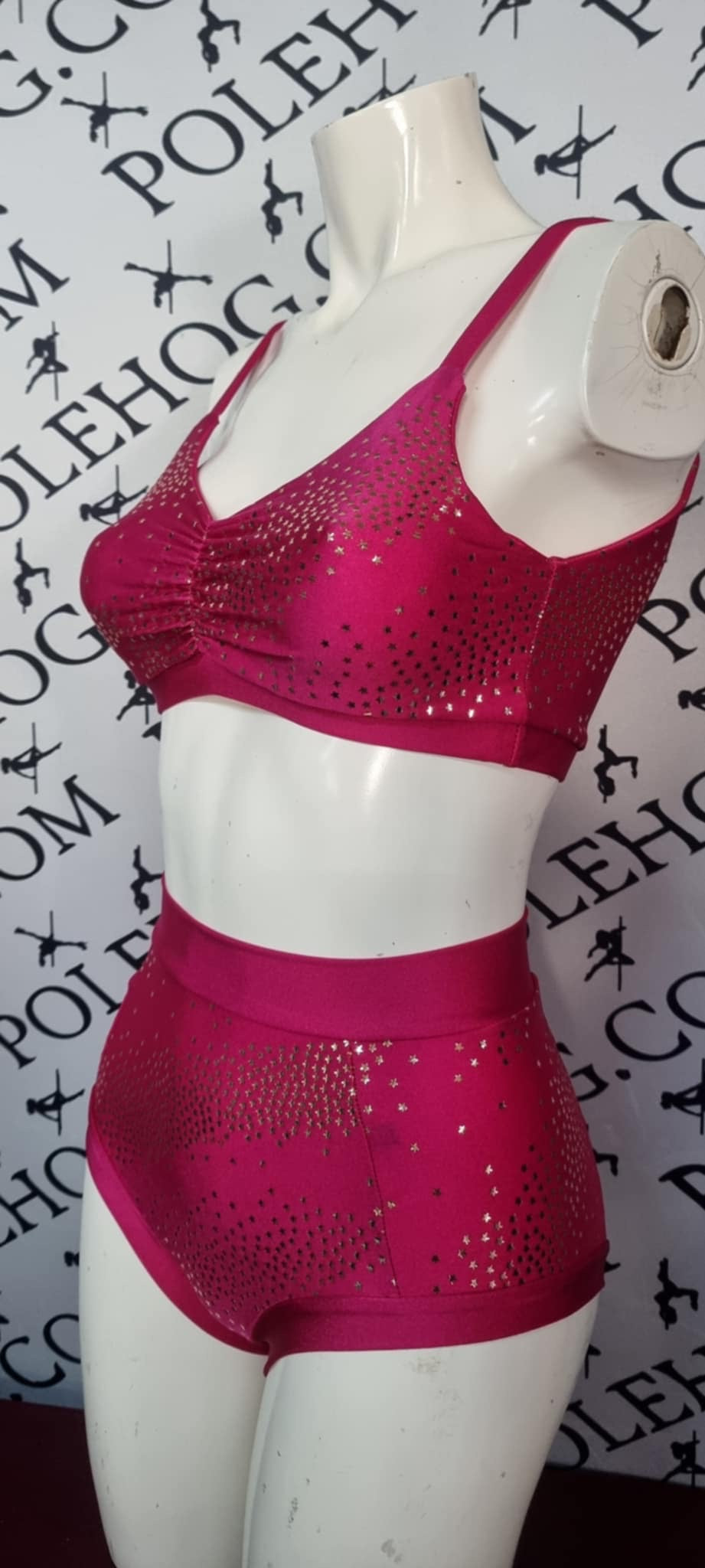 Mulberry constellation twinkle high waisted fitted pant.