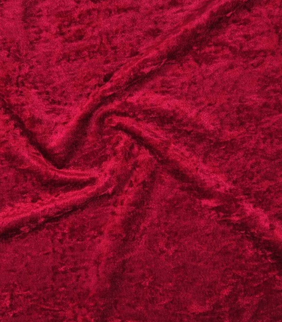 Crushed velvet backwarmer