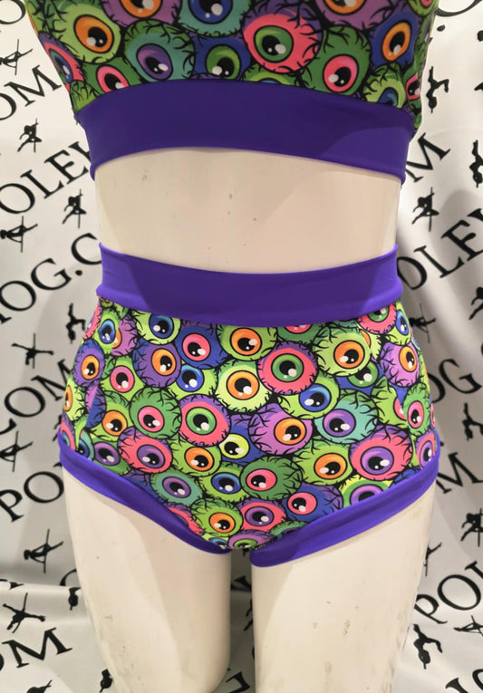 Eyeballs high waisted panel pant (full)