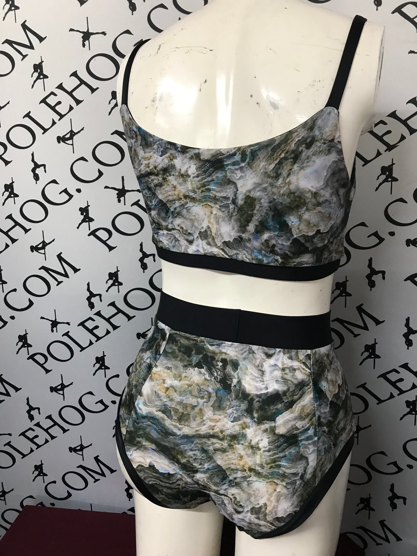 Smoke show high waisted panel pant (full)