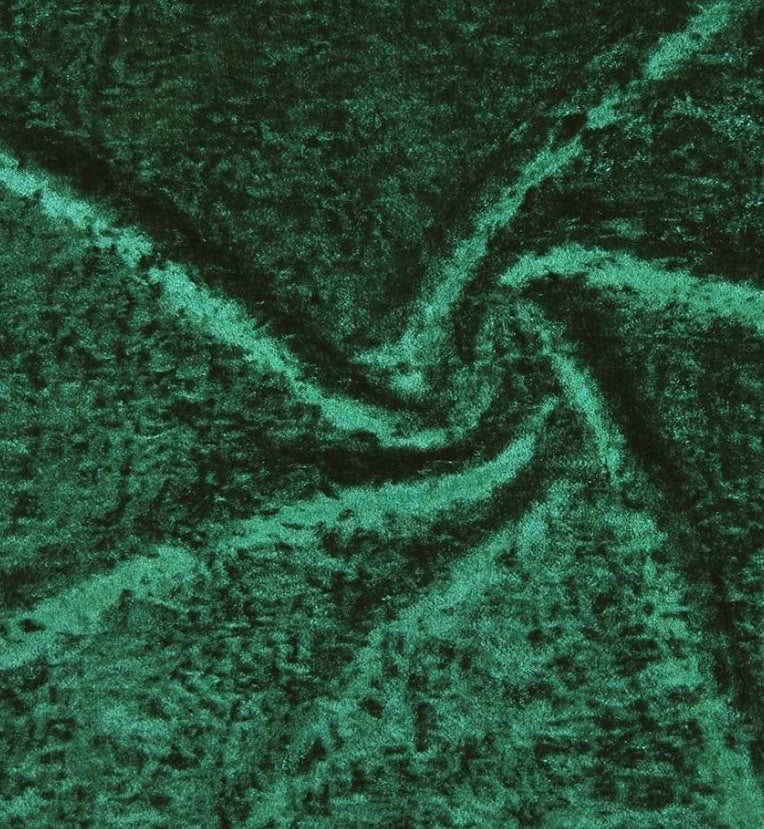 Crushed velvet backwarmer