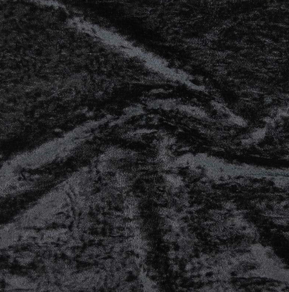 Crushed velvet backwarmer