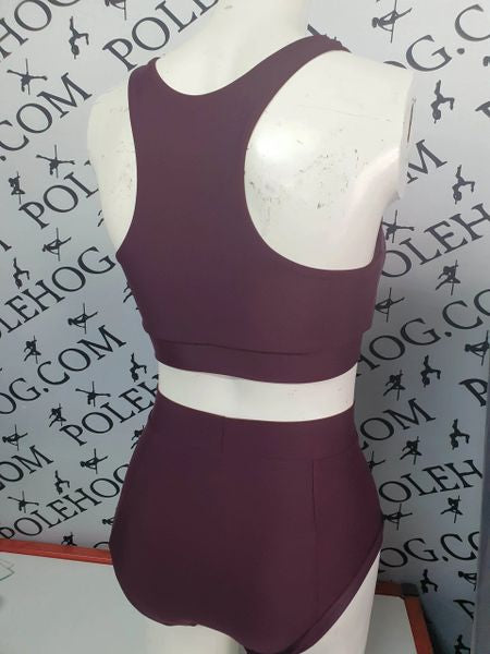 Fig colours high waisted fitted pant