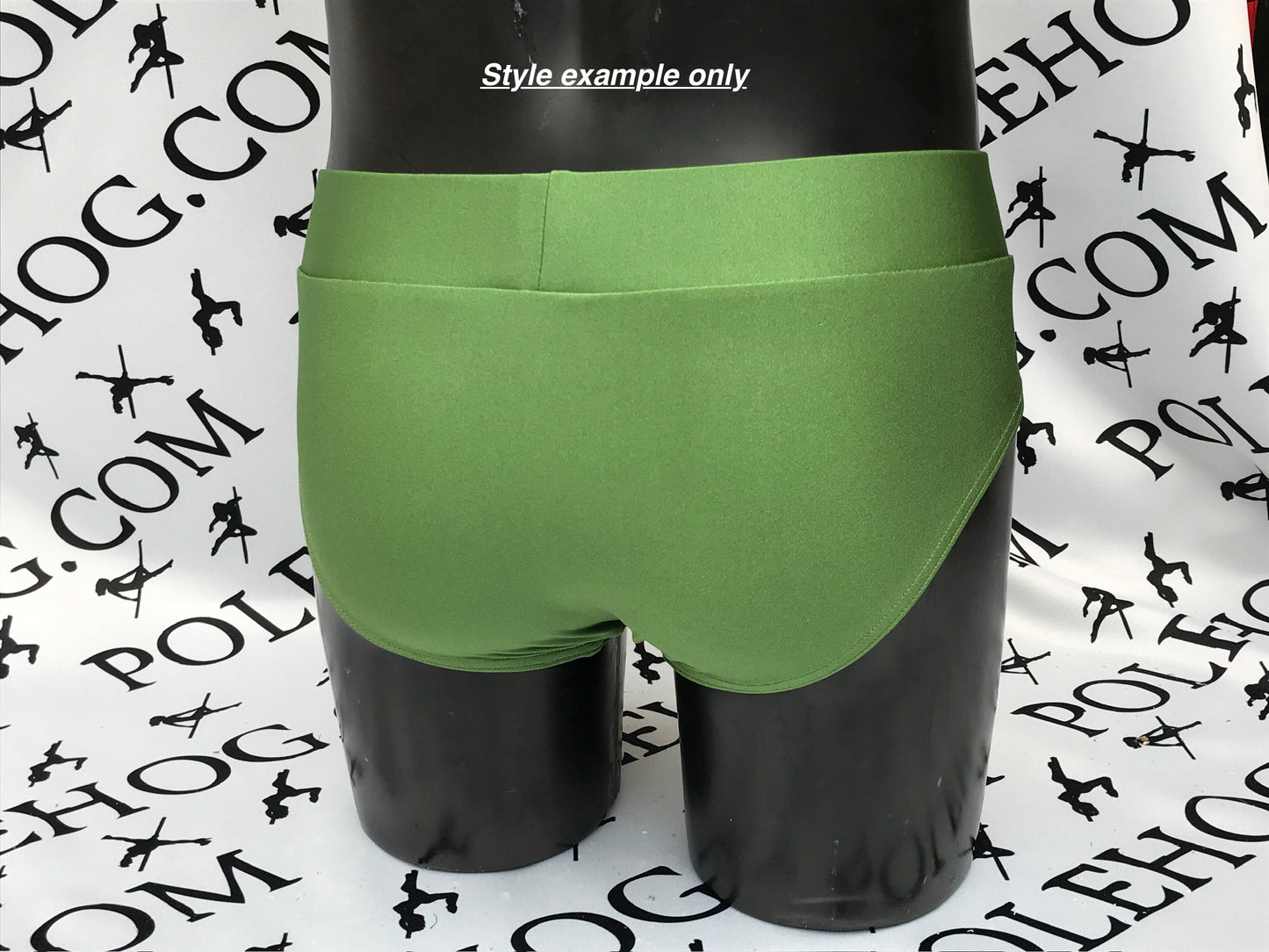 Black disco male brief