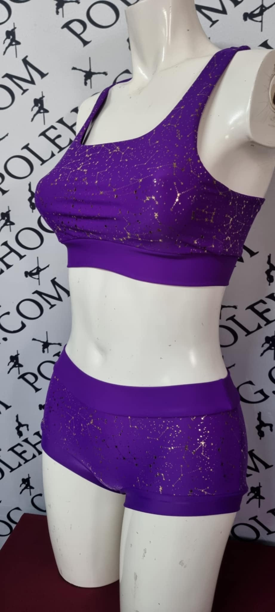 Purple constellation twinkle bottoms