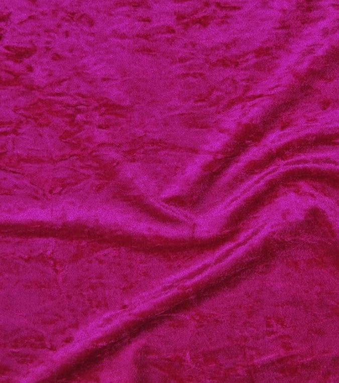 Crushed velvet backwarmer