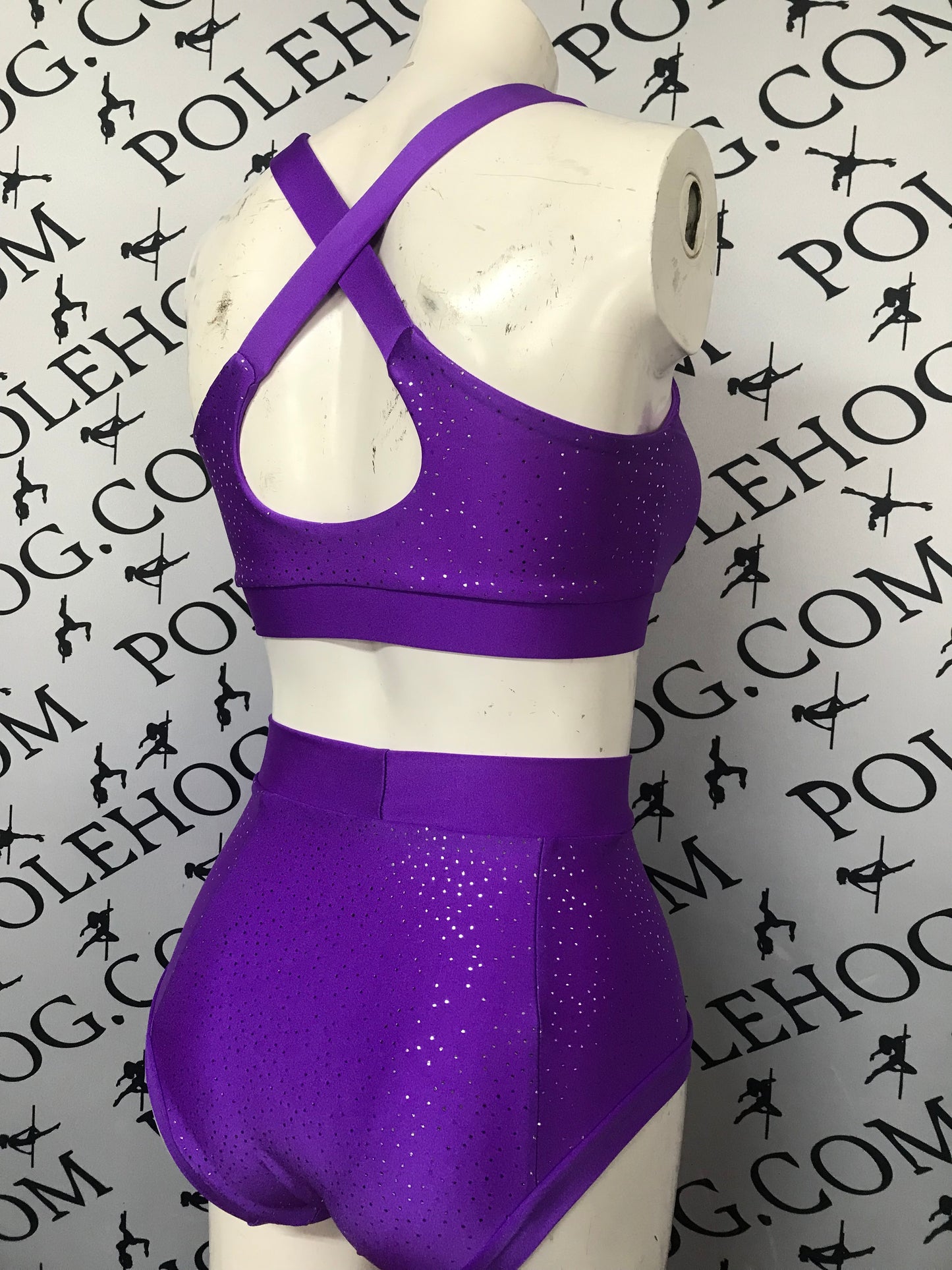 Viola silver Bali twinkle high waisted fitted pant.