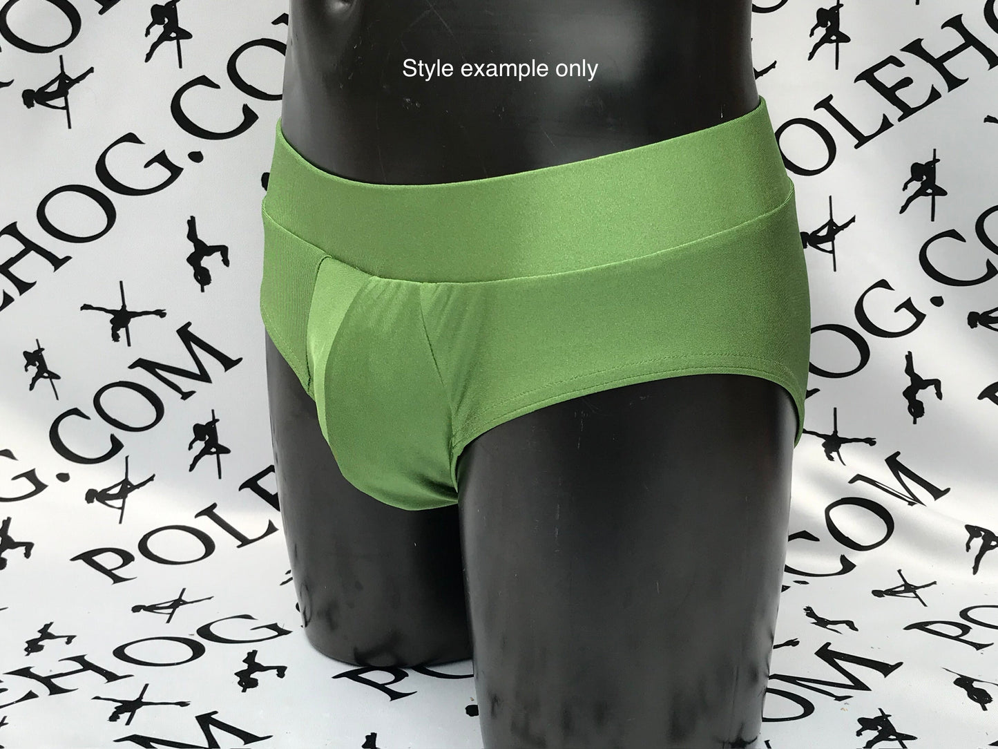 Black disco male brief