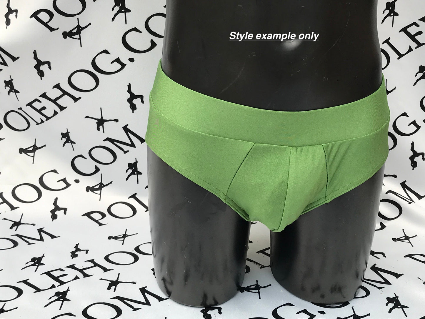 Black disco male brief