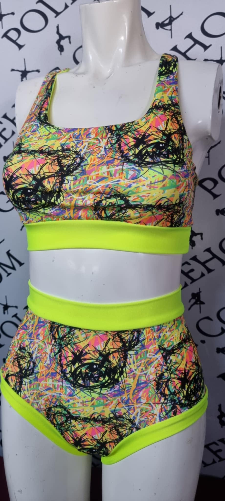 Bad bear high waisted panel pant full