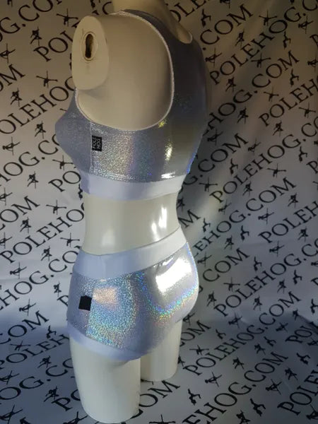 White diamond dust top