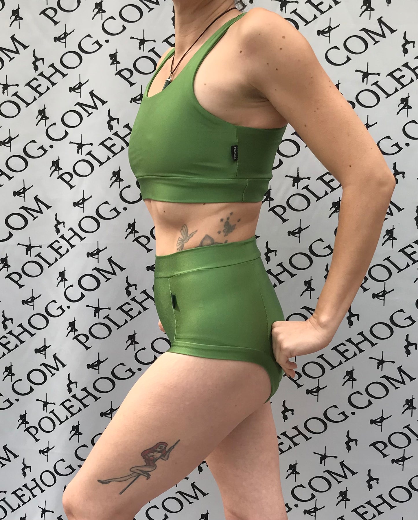 Forest Bali high waisted panel pant