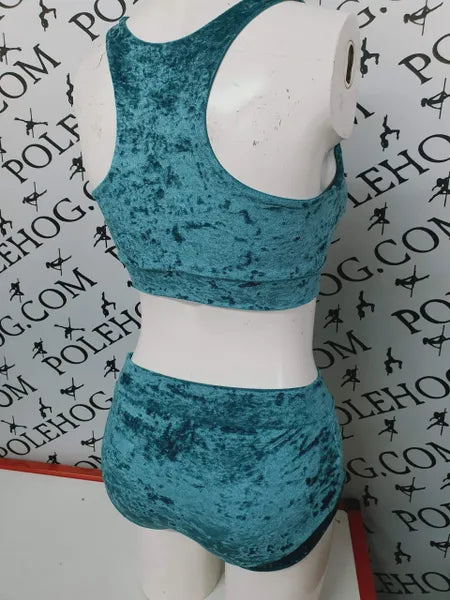 Cabana crushed velvet top