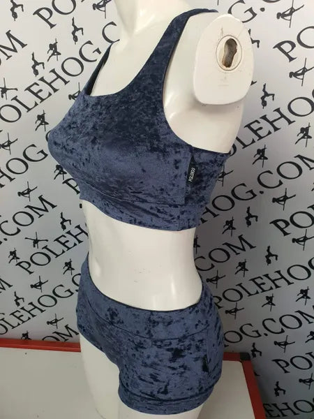 Sailor crushed velvet top