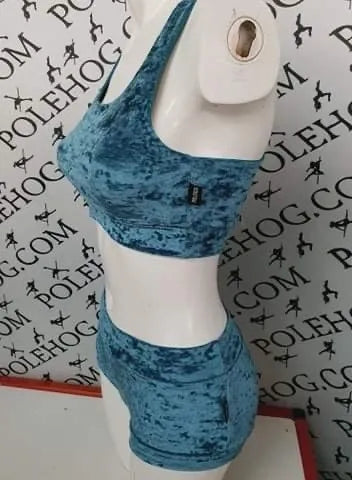 Hurricane crushed velvet top