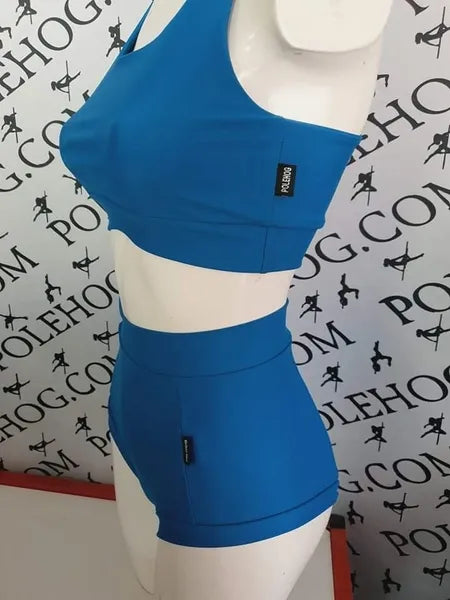 Blue perform high waisted panel pant