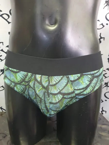 Green dragon scale male brief