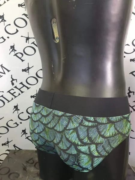 Green dragon scale male brief