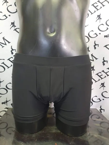 Plain black male short
