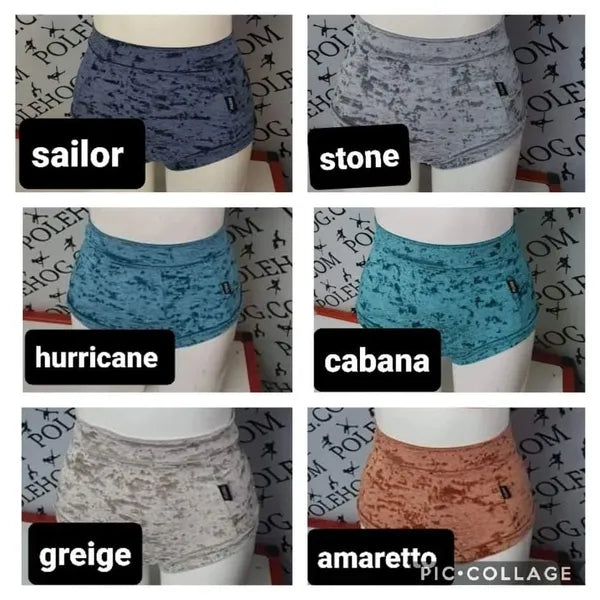 Crushed Velvet colour male short