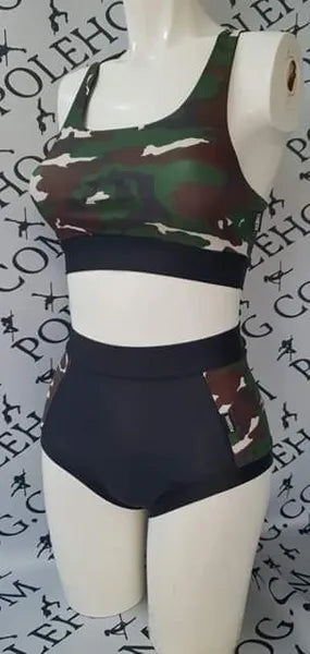 Army high waisted panel pant (full)