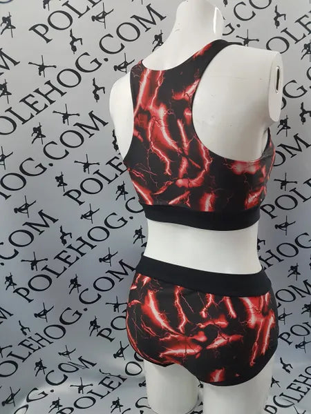Red lightning top