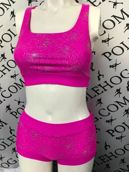 Pink fanfare top