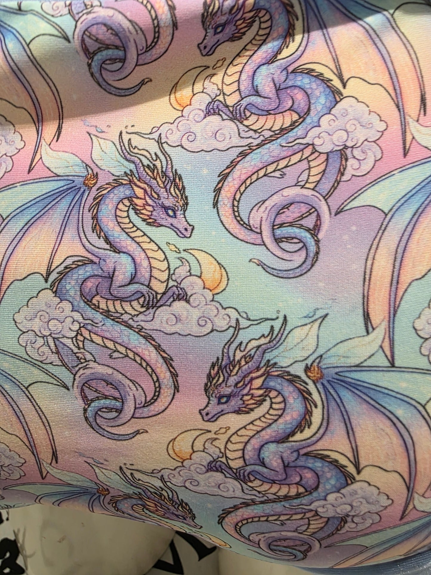 Majestic dragon high waisted panel pant (full)
