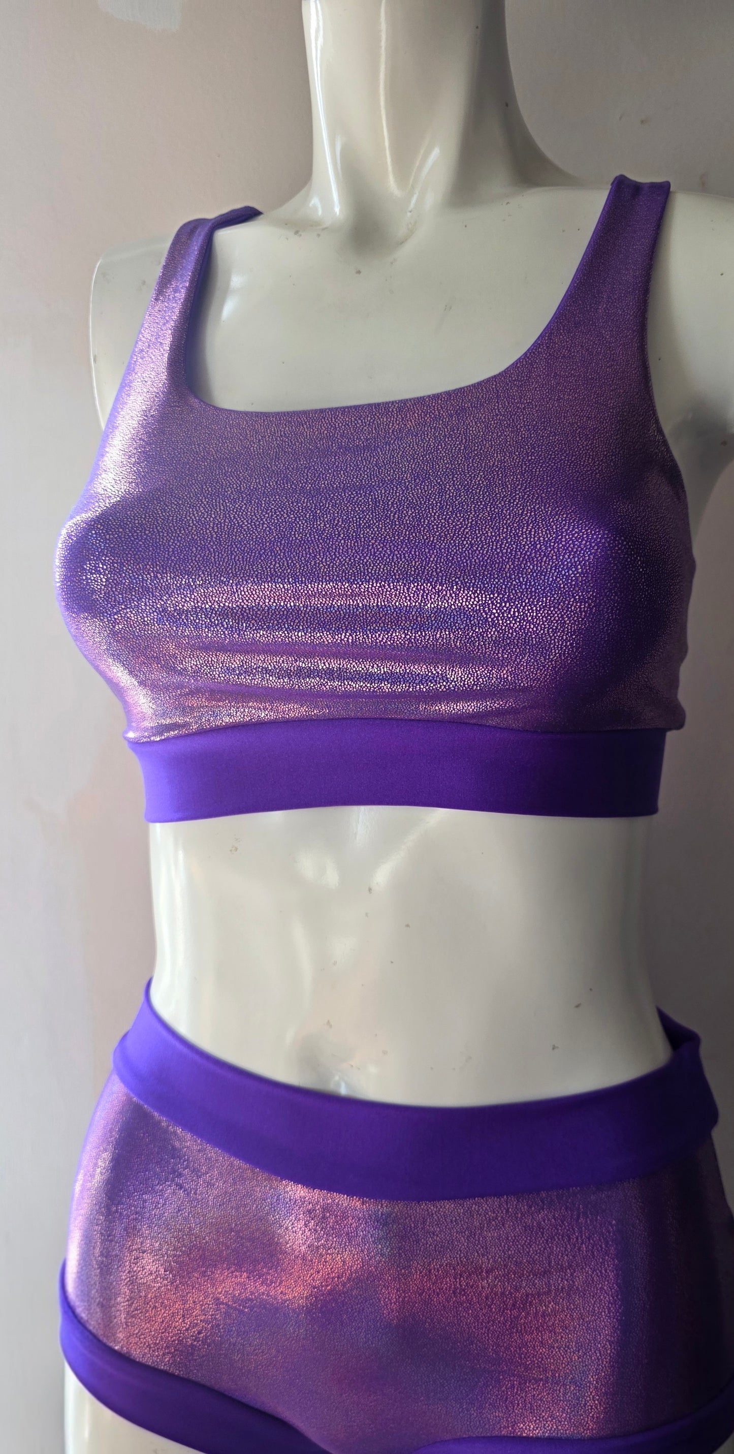 Purple lazer foil top