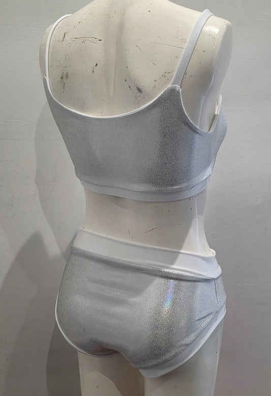 Chunky white lazer bottoms