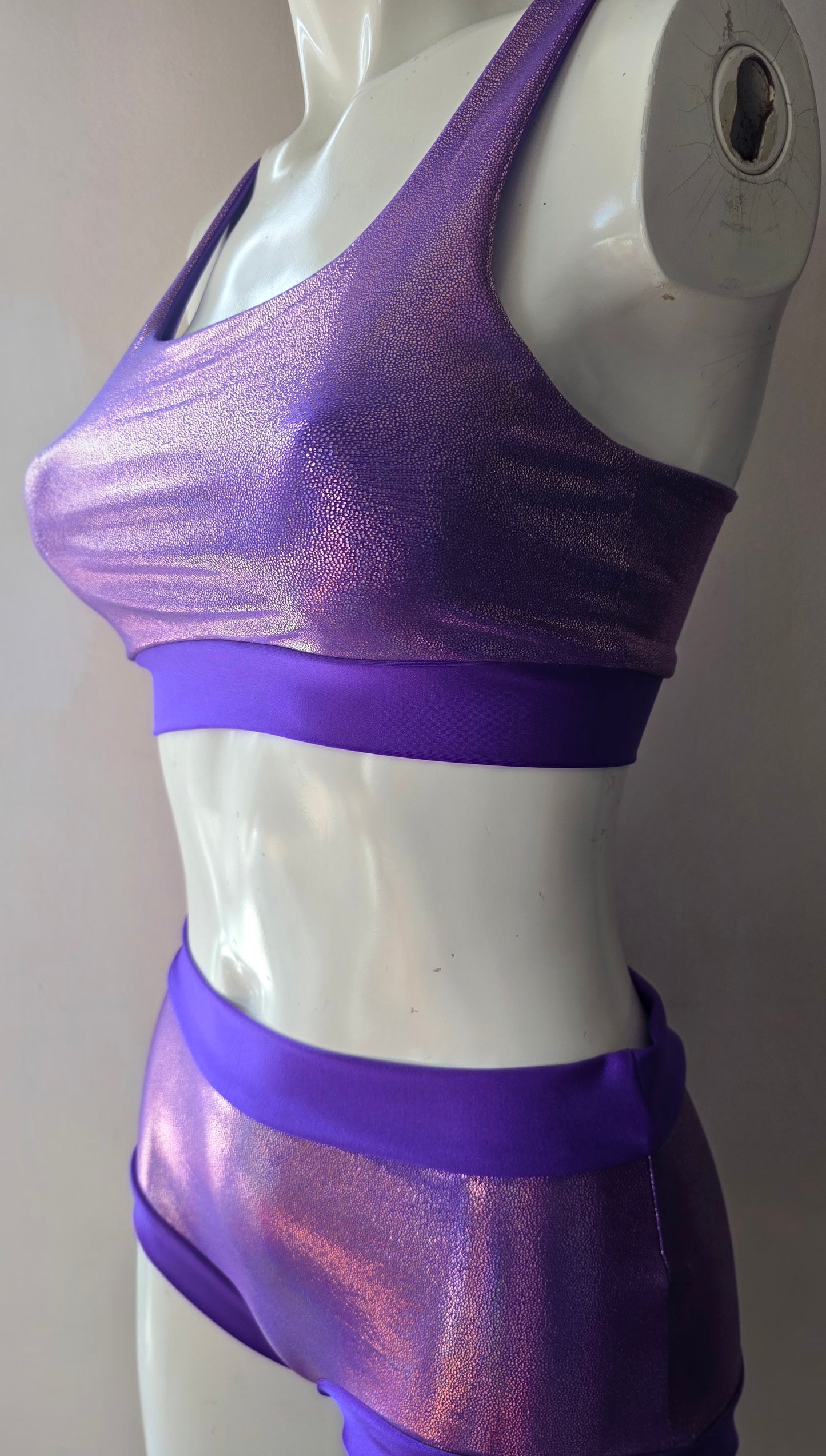 Purple lazer foil top