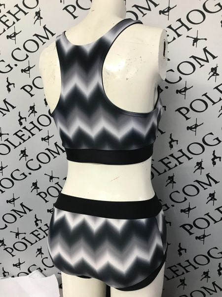 Grey chevron top