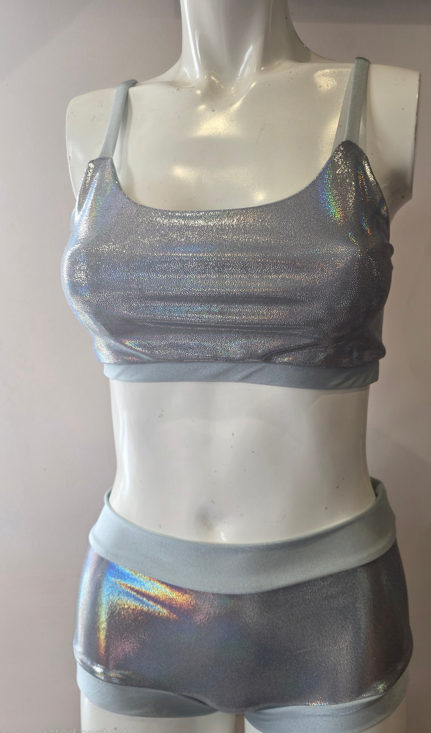 Silver lazer foil top