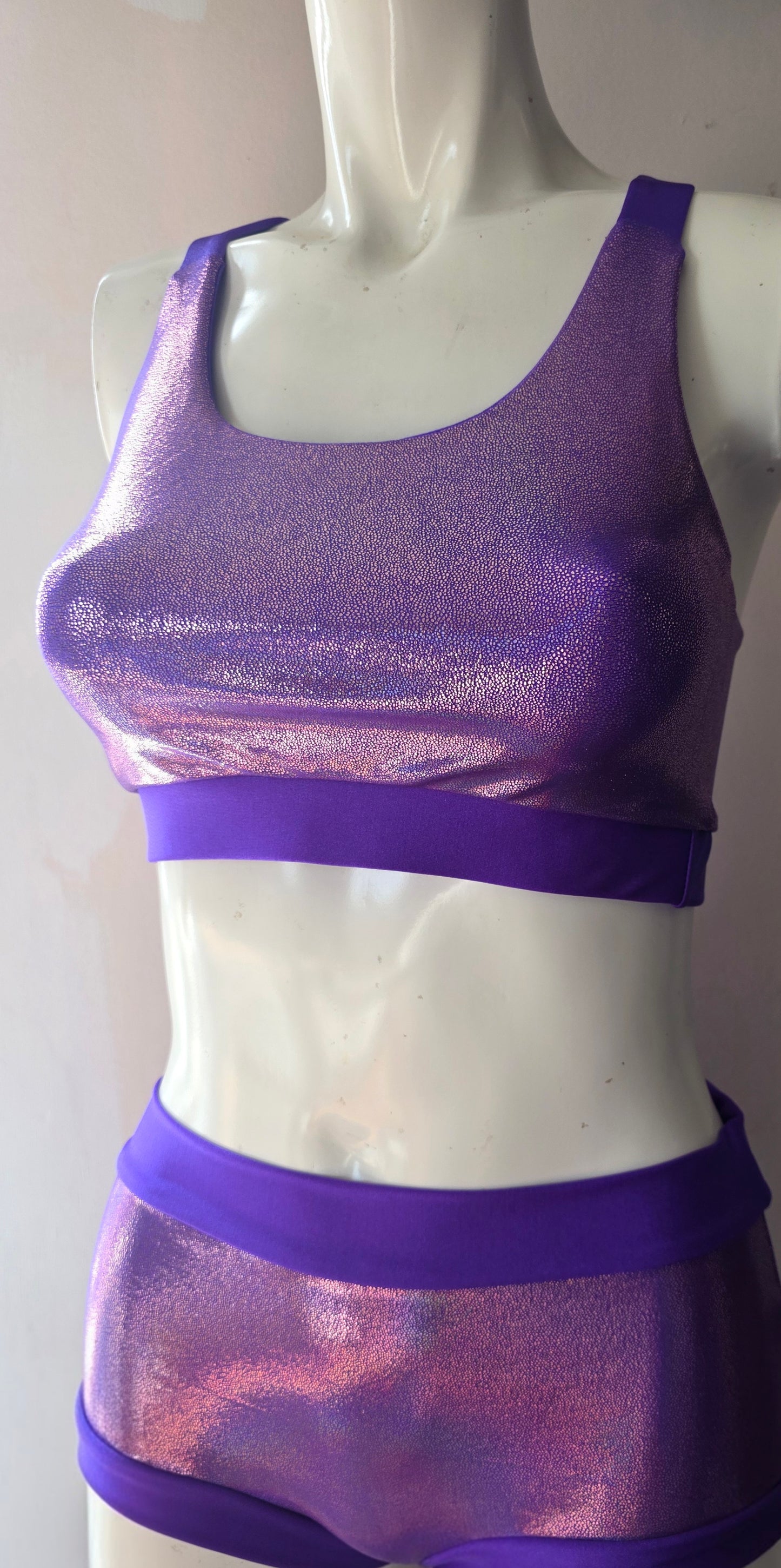 Purple lazer foil top
