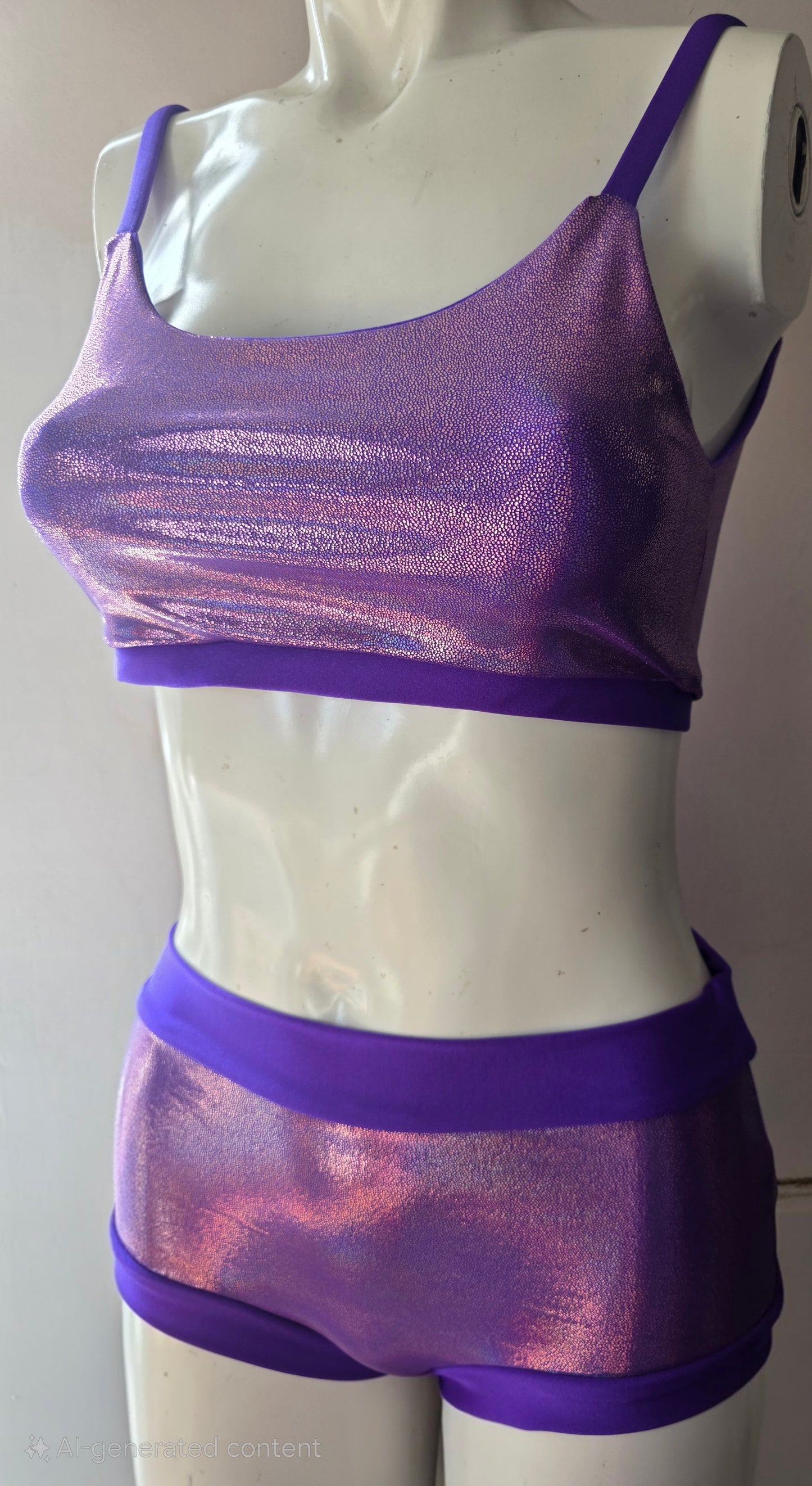 Purple lazer foil top
