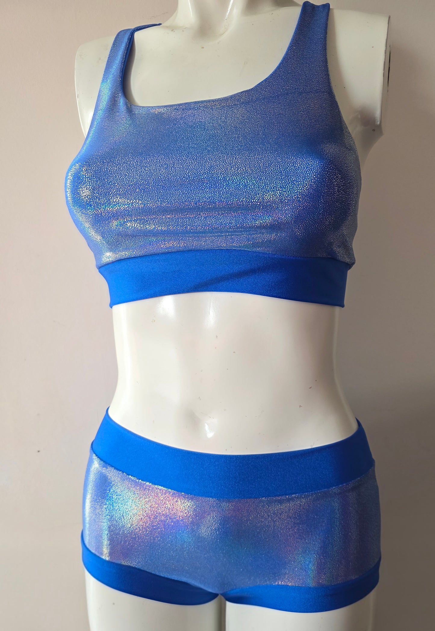 Blue lazer foil top