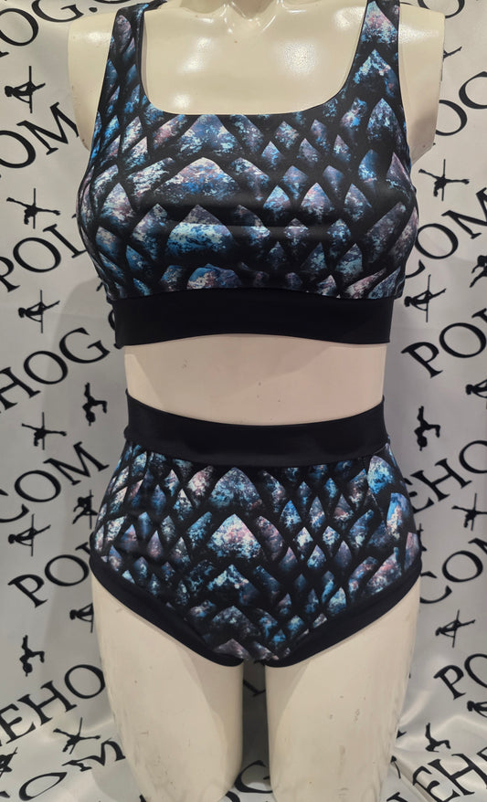 Winter dragon scale high panel pant (full)