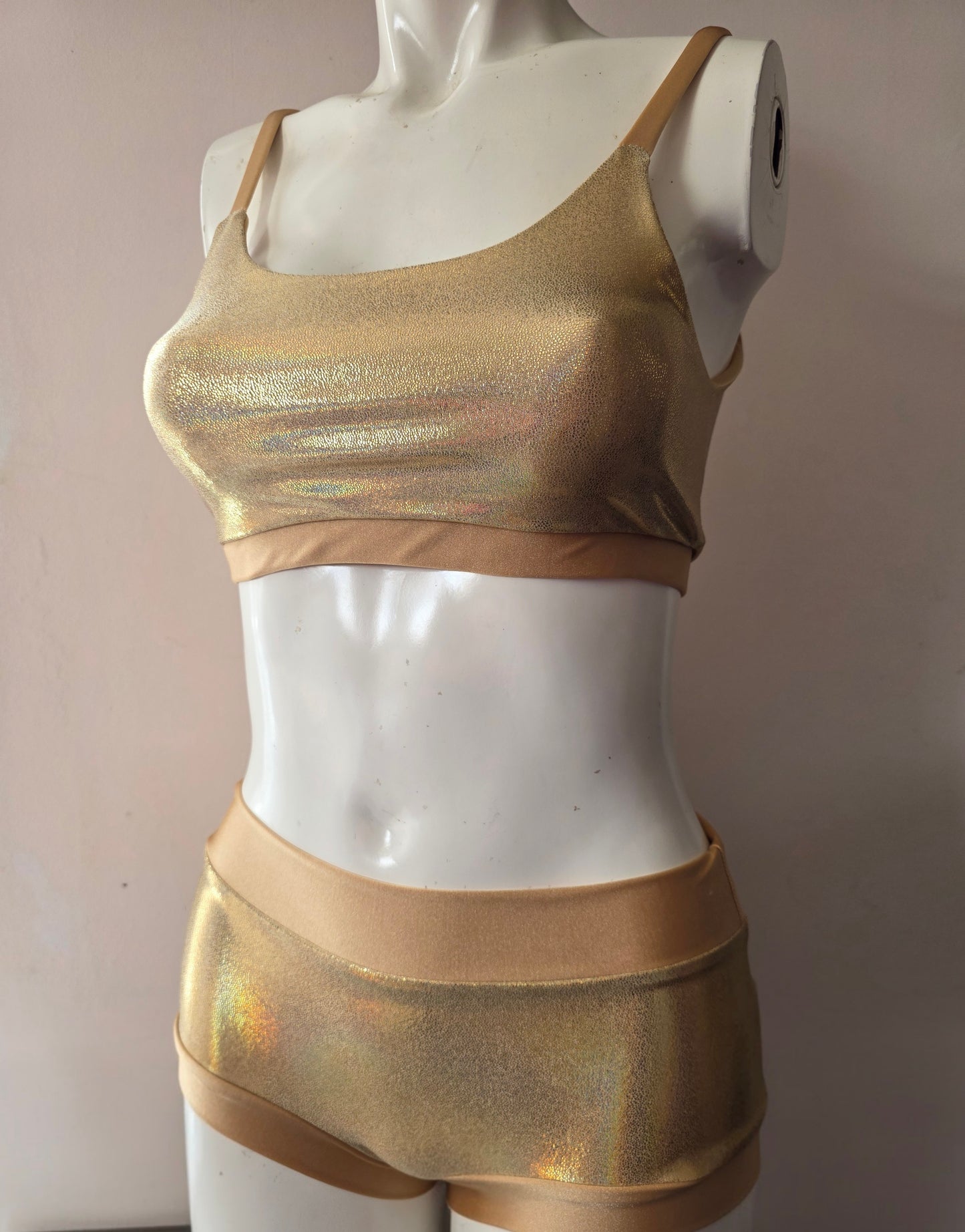 Gold lazer foil top