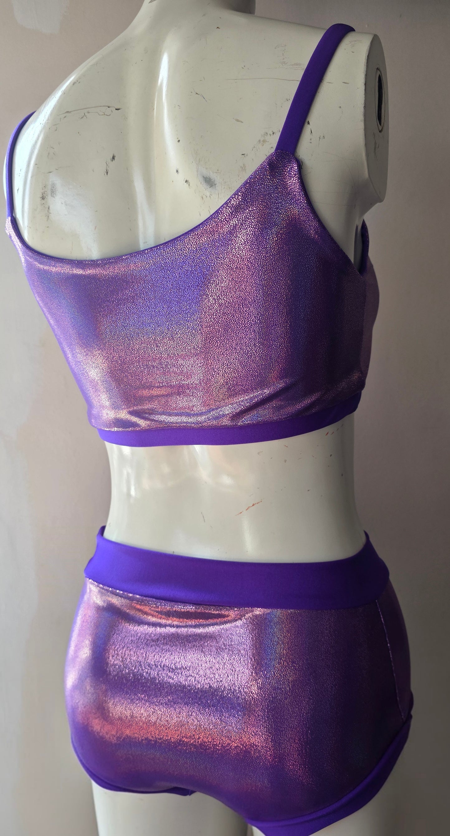 Purple lazer foil top