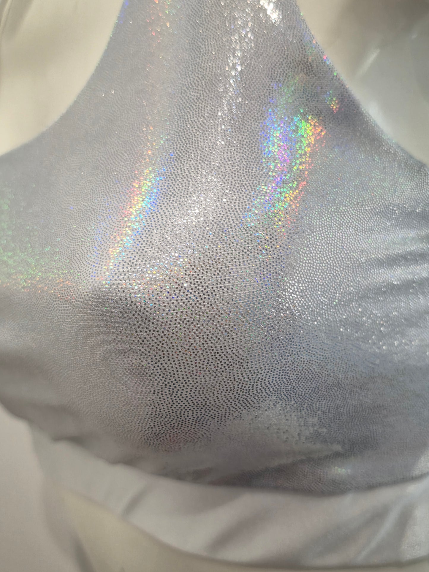 white lazer foil top