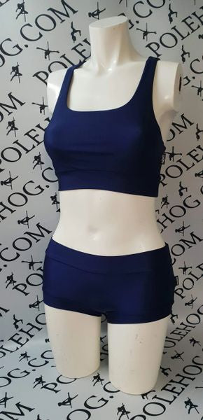 Navy colours blue top.