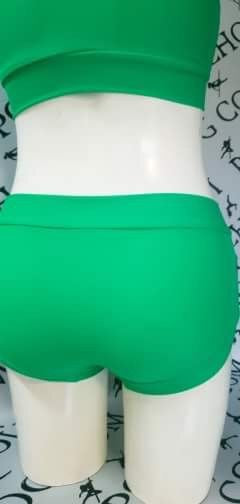 Vivd green colours high waisted fitted pant