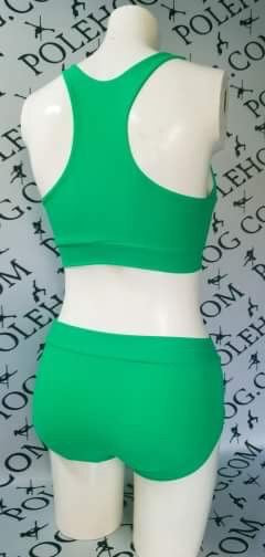 Vivid green colours top