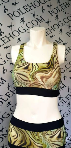 Tiger swirl top