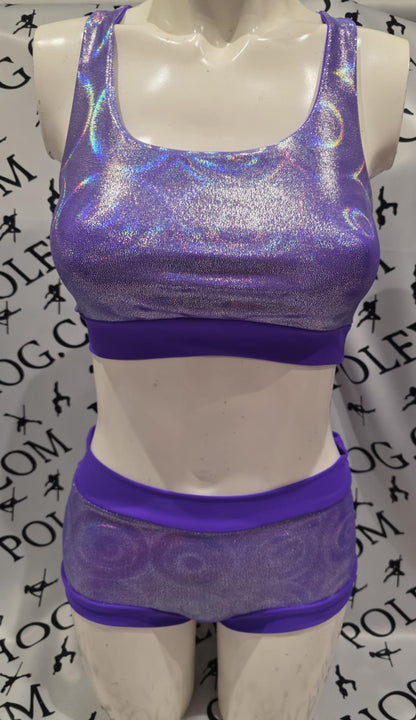 Purple disco top
