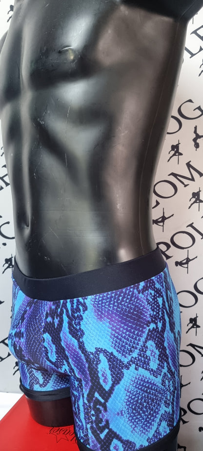 Blue snake male short