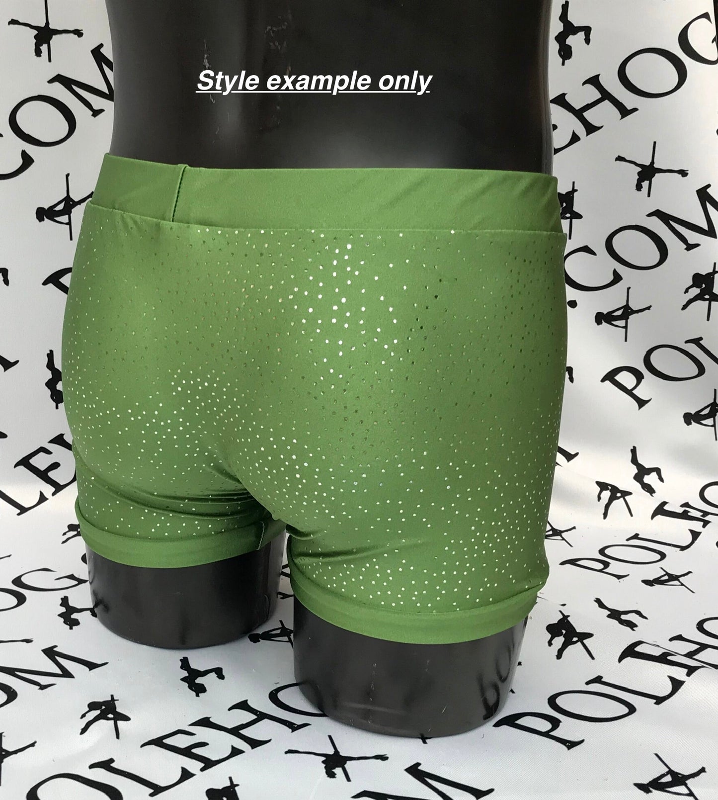 Black disco male short