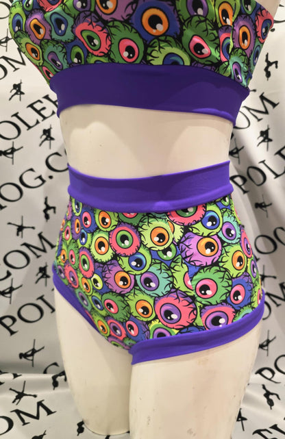 Eyeballs high waisted panel pant (full)