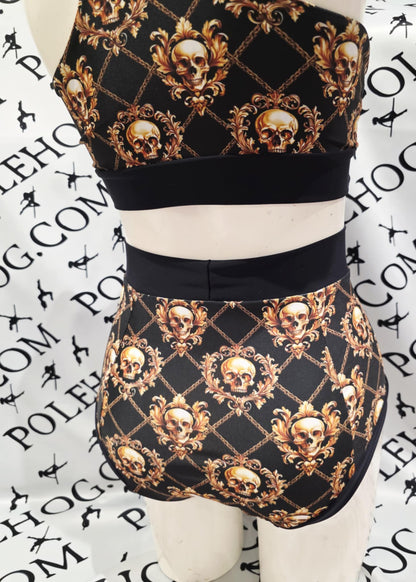 Regal skulls  high waisted panel pant (full)
