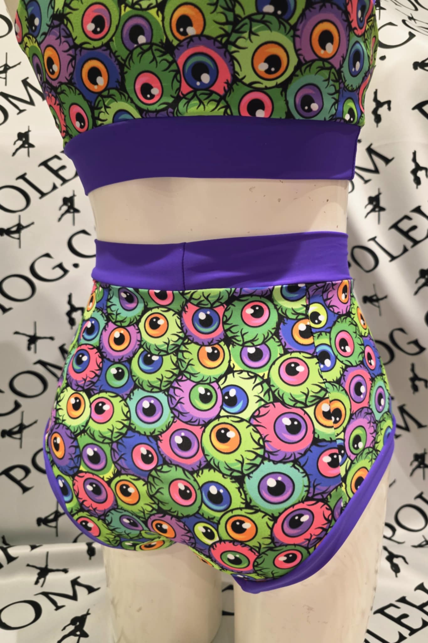 Eyeballs high waisted panel pant (full)